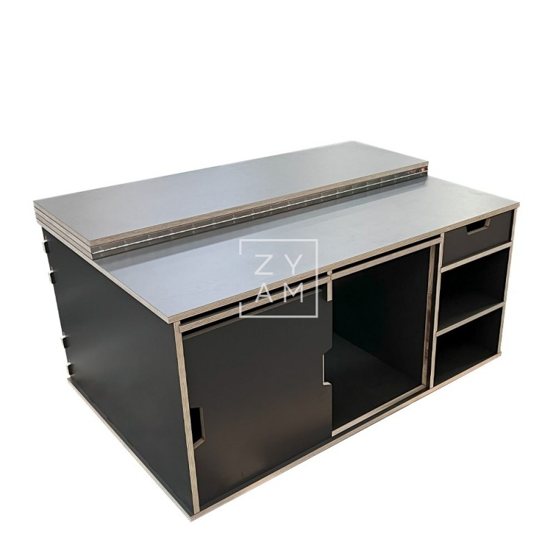 Mueble Con Cama K9 Corta