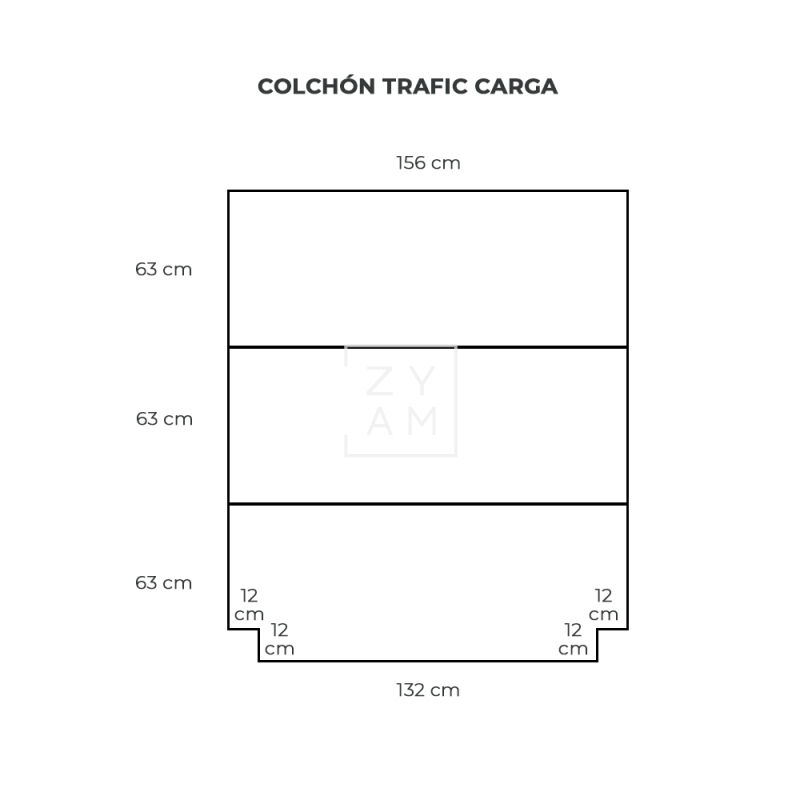 Colchon Cama Trafic Carga