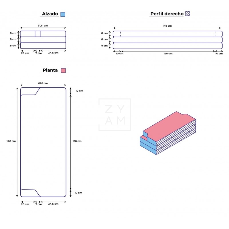 Colchon Cama T4/T5/T6/T6.1