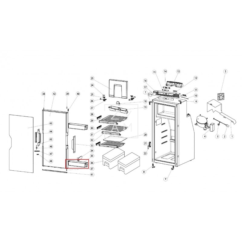 Estante Puerta N2090