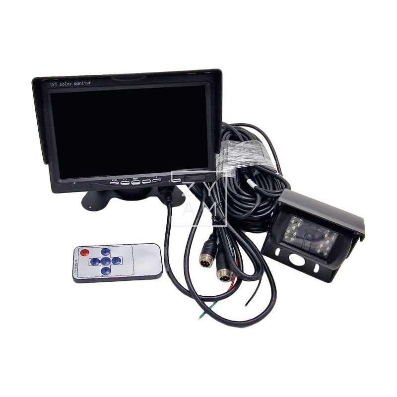 RETROCAMARA 7'' 1/4 CMOS7440 120º CCD