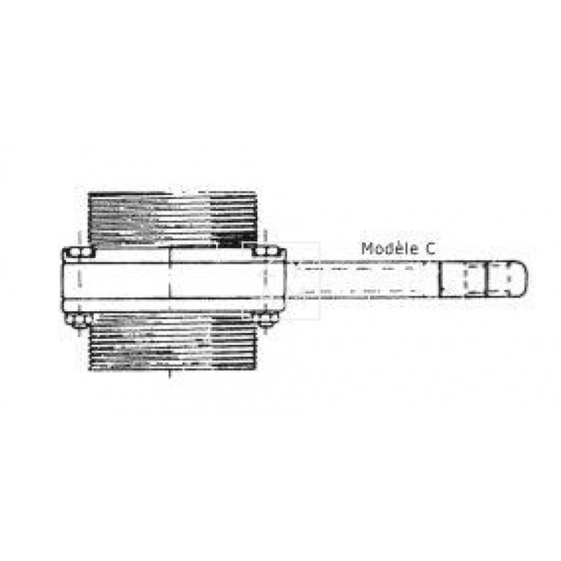 Valvula Descarga Zadi 3''C Macho X2
