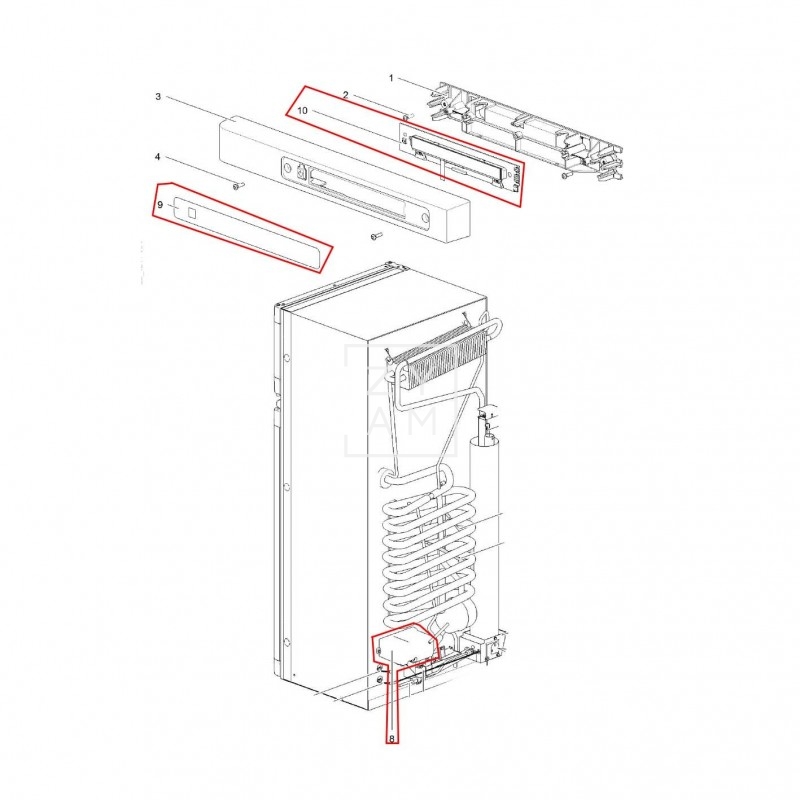 Placa Control + Lcd N3000 Kit