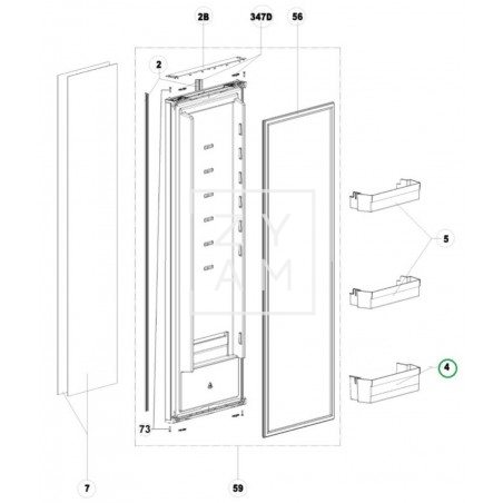 ESTANTE PUERTA BOTELLERO RC 10.4