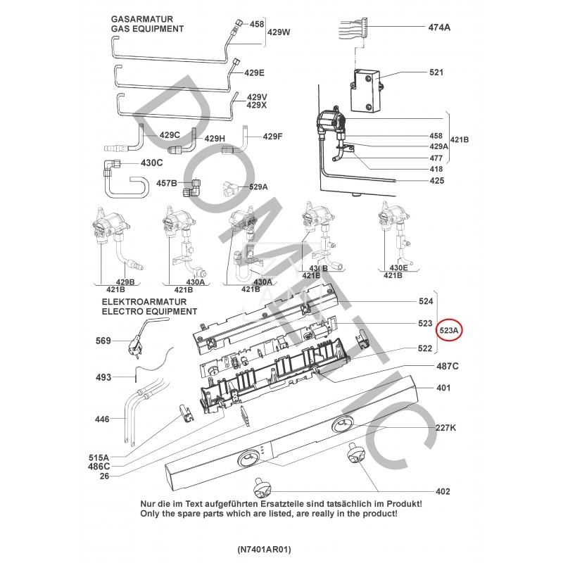 Placa Control Rm/Rmt 7211-7851