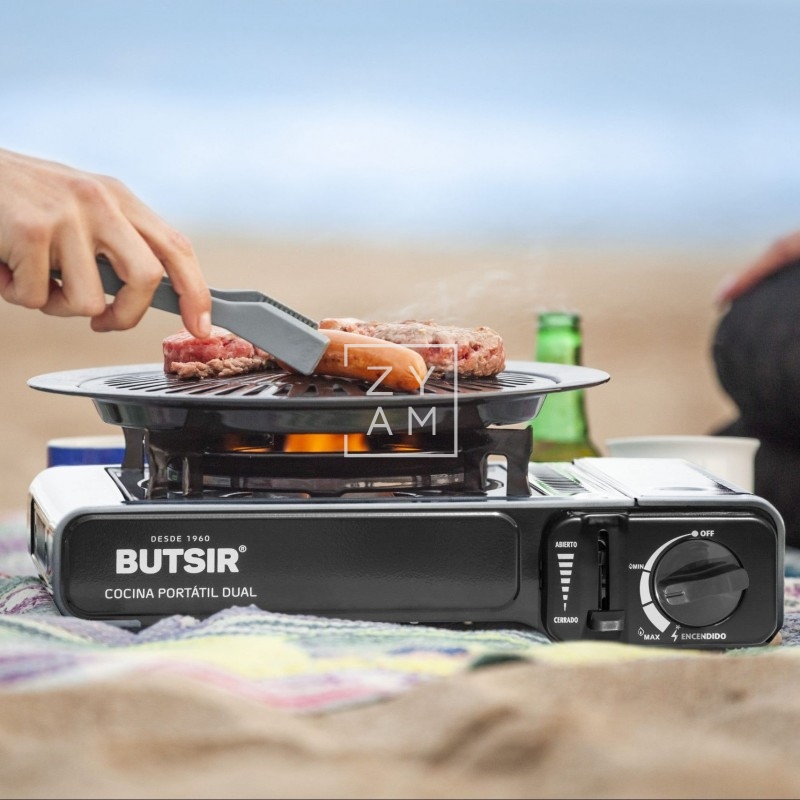 Plancha-Grill-Adaptable-Cocina-Portatil-Saludable-Facil-Limpieza-Zyam