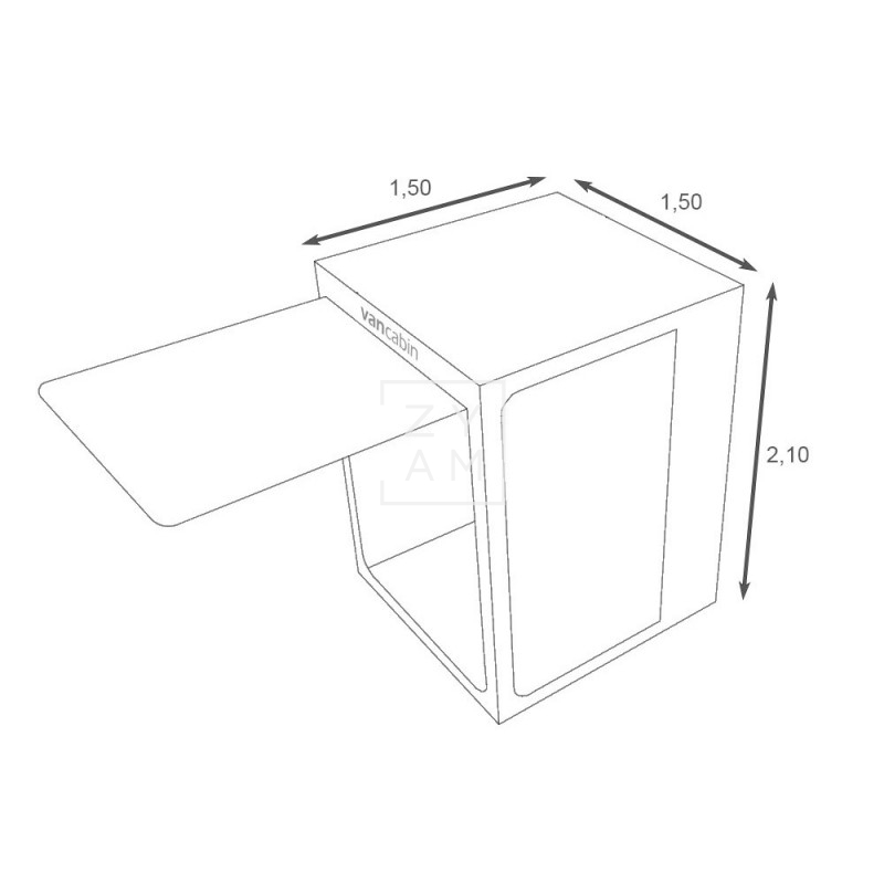 Avance-Trasero-Trafic-Vivaro-VanCabin-Portón-Camping-Versátil-Zyam.es