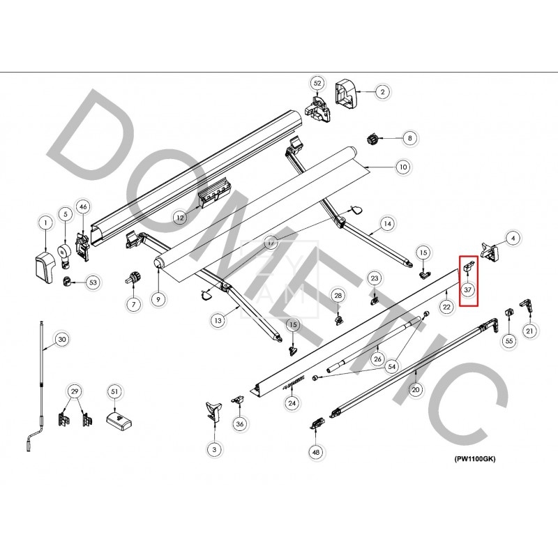 Soporte Pata Derecho Pw1100