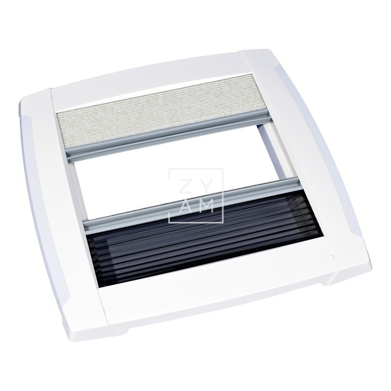 Cassette Claraboya MPK VisionStar 40x40 cm con Mosquitera y Oscurecedor