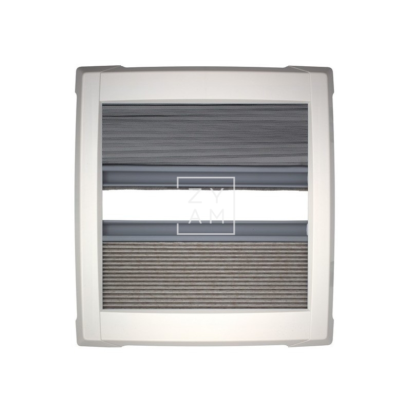 Cassette Claraboya MPK VisionStar 28x28 cm con Mosquitera y Oscurecedor