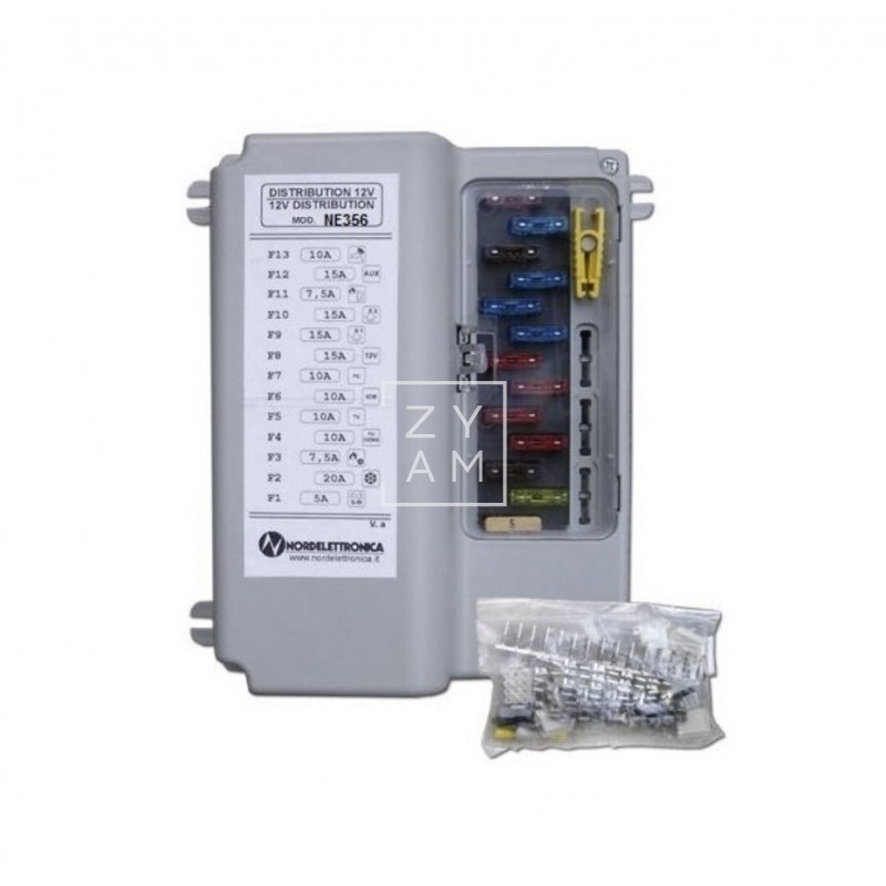 Caja de Fusibles y Derivador Nordelettronica NE 356