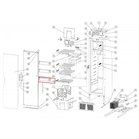 Repuesto Estante Puerta Nevera Thetford - Modelos T1152, T2138, T2152