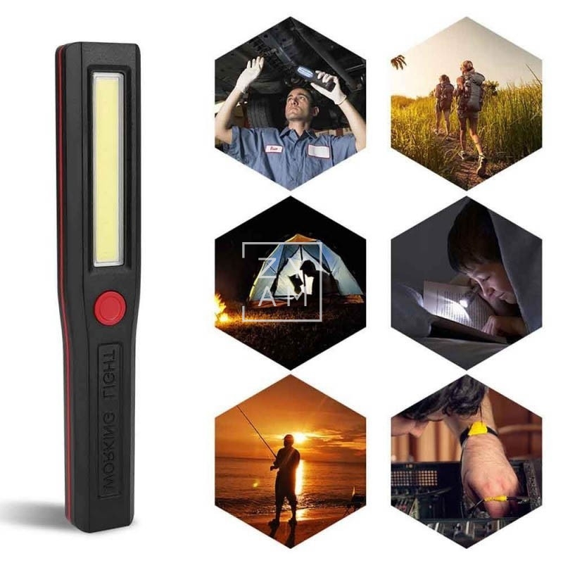 Lámpara Magnética COB LED a Pilas - Potente y Versátil