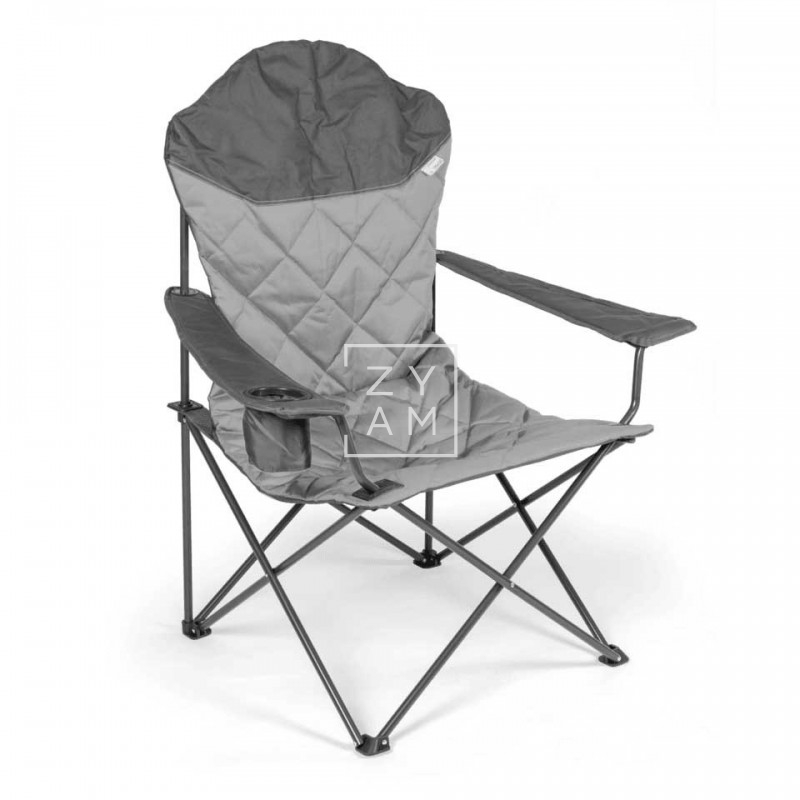 Sillón Kampa XL High Back Fog - Silla de Camping Plegable