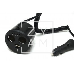Enchufe Mechero Ladron 3X12V