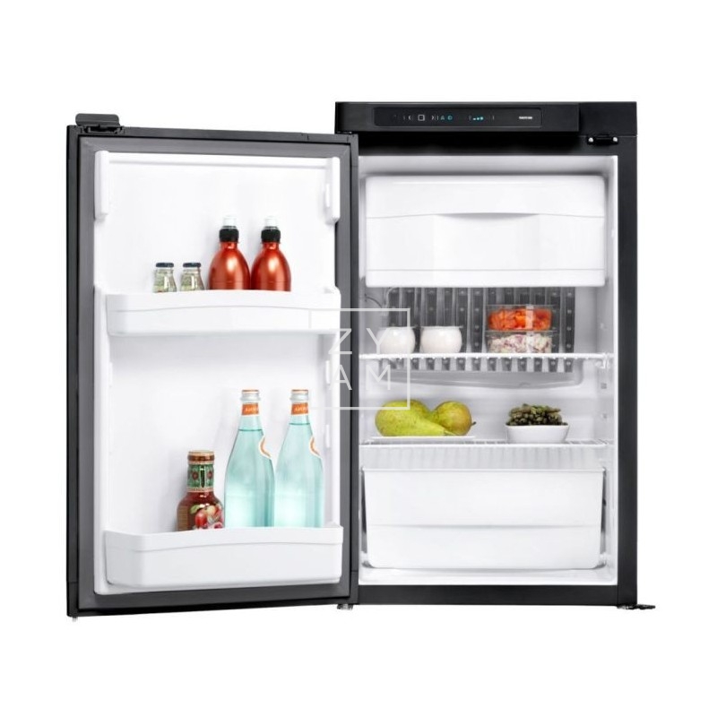 Frigorífico Thetford N4080E+ 81L para autocaravanas, con paso de rueda y selección automática de energía.