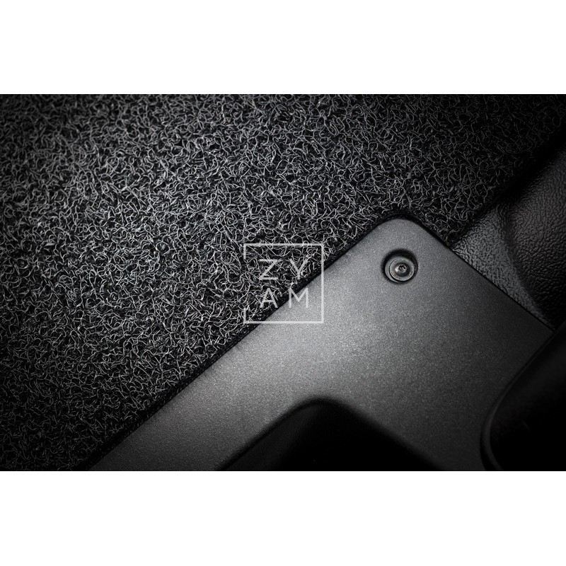 Alfombra cabina Premium Carbest antideslizante para Fiat Ducato X290, resistente y fácil de limpiar