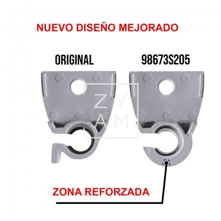 Base de sujeción derecha para pata del toldo Fiamma F80s