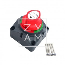 Selector de baterías 300A para vehículos recreativos y embarcaciones.