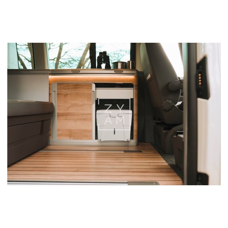 WC seco Wanda GO V2 Trobolo, inodoro portátil ecológico para autocaravanas y camping.