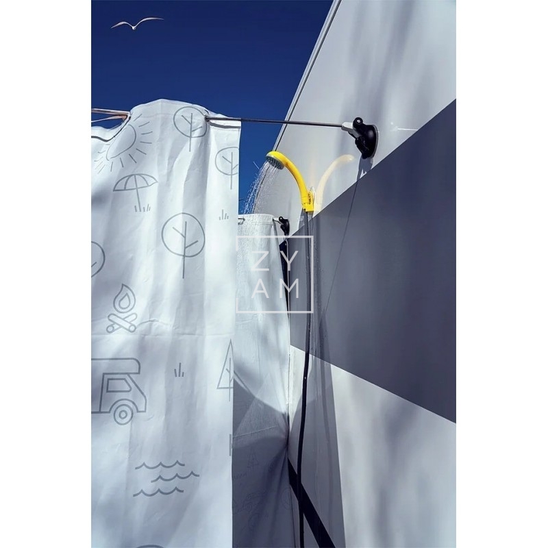 Cortina de Ducha Móvil Cascata Ø70x180 cm para Camper y Caravana