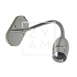 Foco LED Flexible Tecnoled con USB Cromo/Blanco 12V