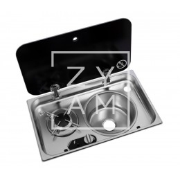 Cocina 1 Fuego Fregadero Der Carbest