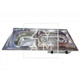 Cocina 2 Fuegos Fregadero Der 900/420 Suter