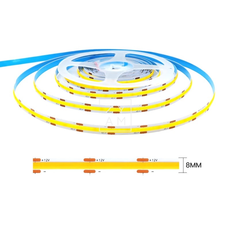 Tira LED Flexible Cálida COB ECO 3000K para Interiores