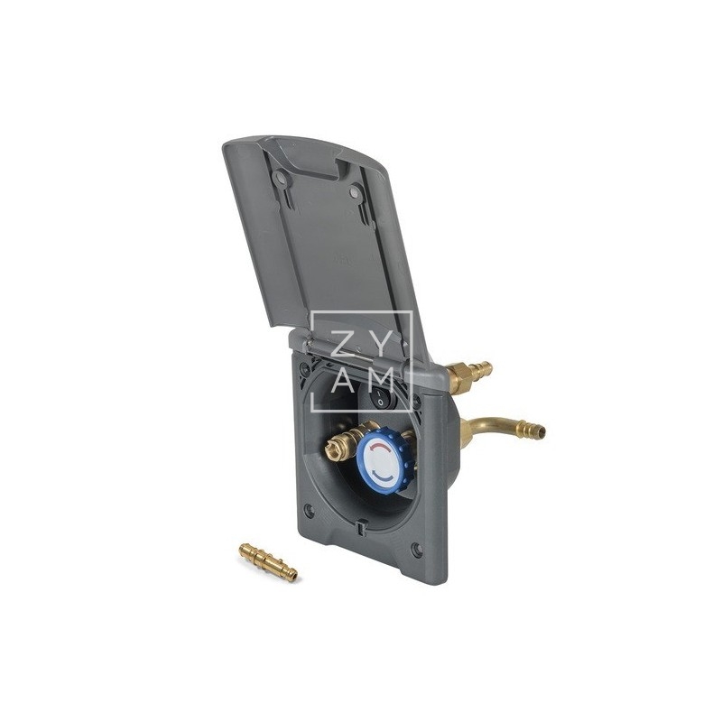 Ducha Toma Externa con Mezclador Premium Negra para Camper