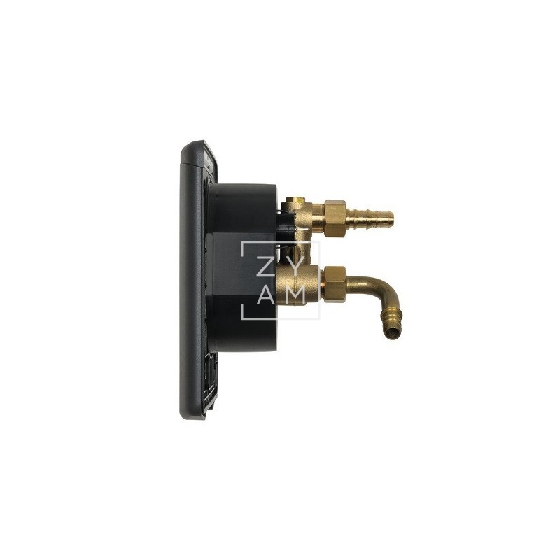 Ducha Toma Externa con Mezclador Premium Negra para Camper