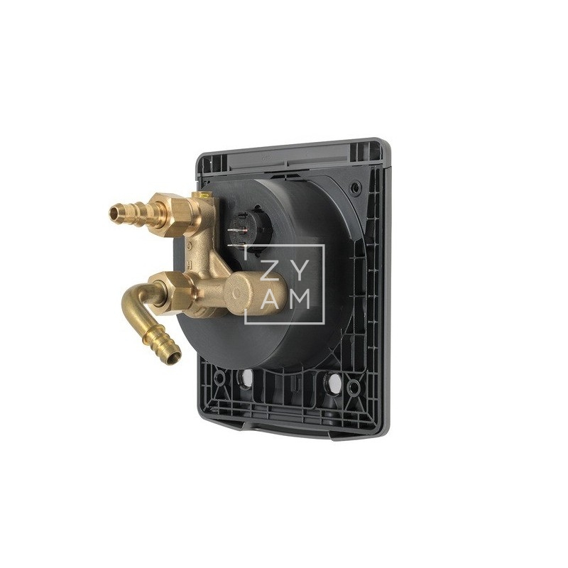 Ducha Toma Externa con Mezclador Premium Negra para Camper