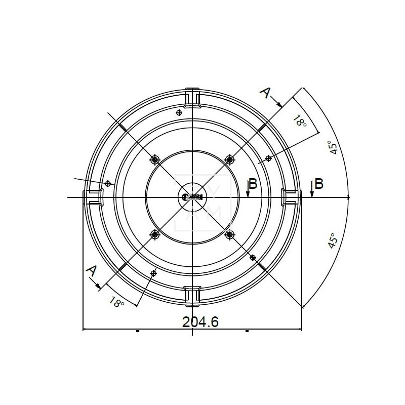 AIREADOR CIRCULAR TECHO 110/85 ZADI