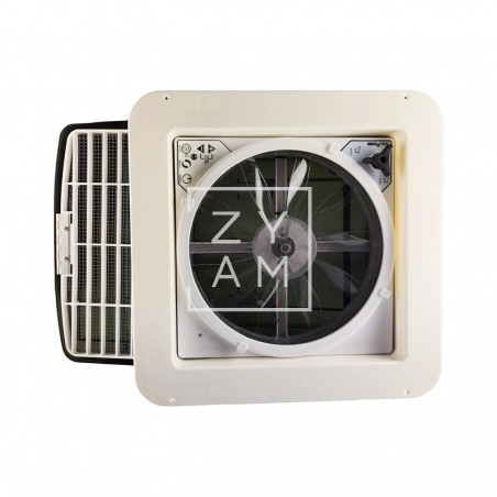 Claraboya Maxxfan Deluxe con Tapa Smoke Lid para Camper