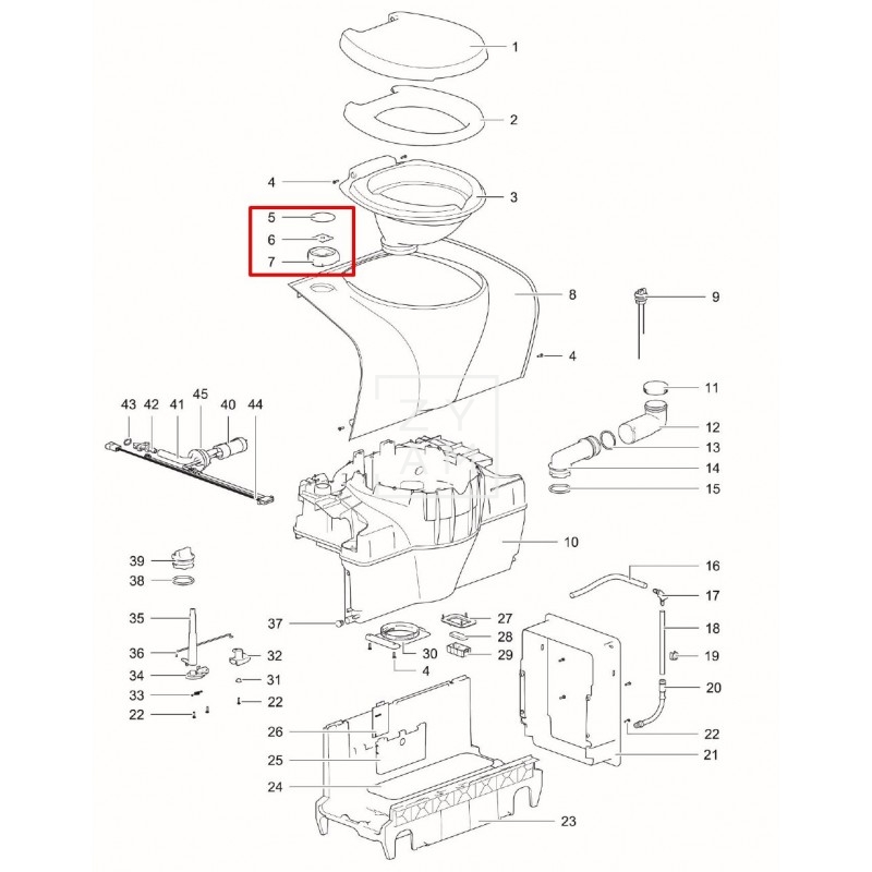 Panel de Control Thetford C502 X - Repuesto Original