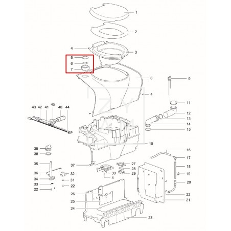 Panel de Control Thetford C502 X - Repuesto Original