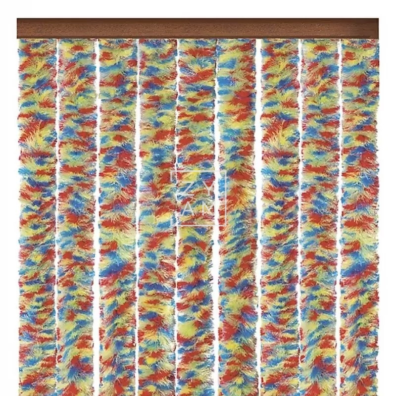 Cortina Terciopelo Multicolor 56x185 cm - Zyam.es