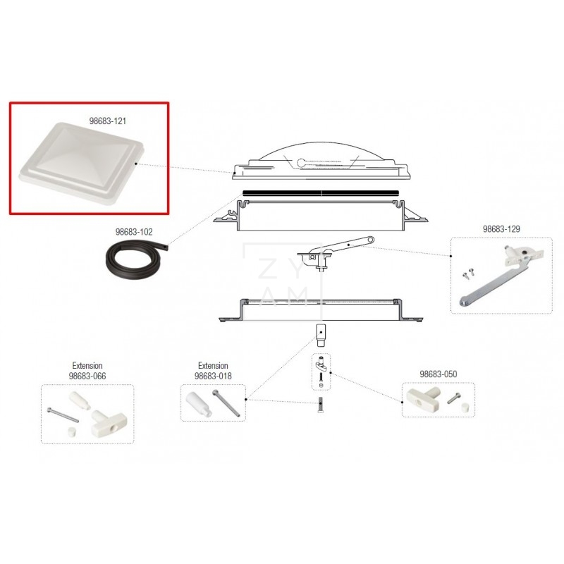 Tapa Vent 40 Pro Antigua