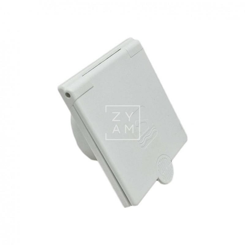 Caja Vacía Toma de Ducha Exterior Modelo K - Blanco