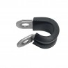 Brida para Tubo de Gas 8 mm con Goma Aislante