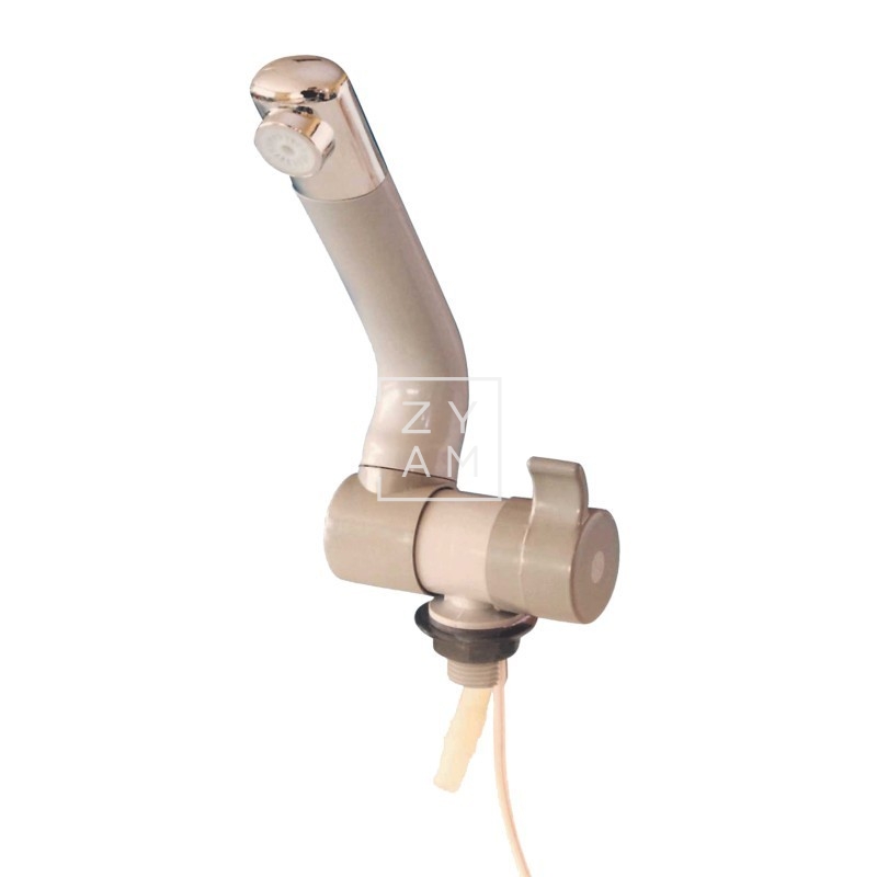 GRIFO PICO GRIS-CROMO 20MM