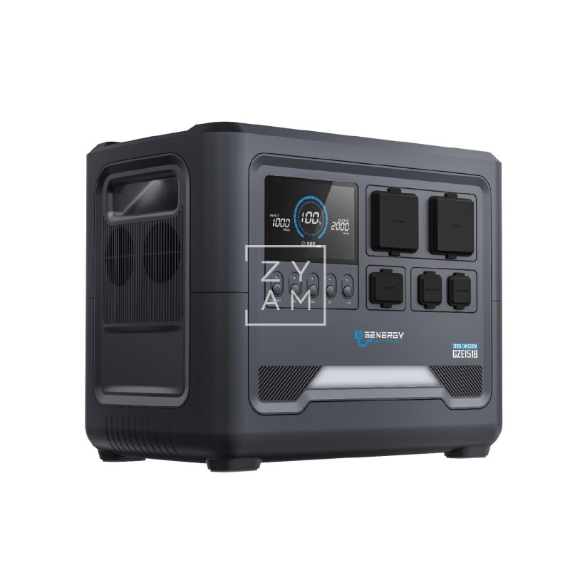 Estación de Energía Genergy GZE-1518 1800W con Batería de Litio - Zyam.es