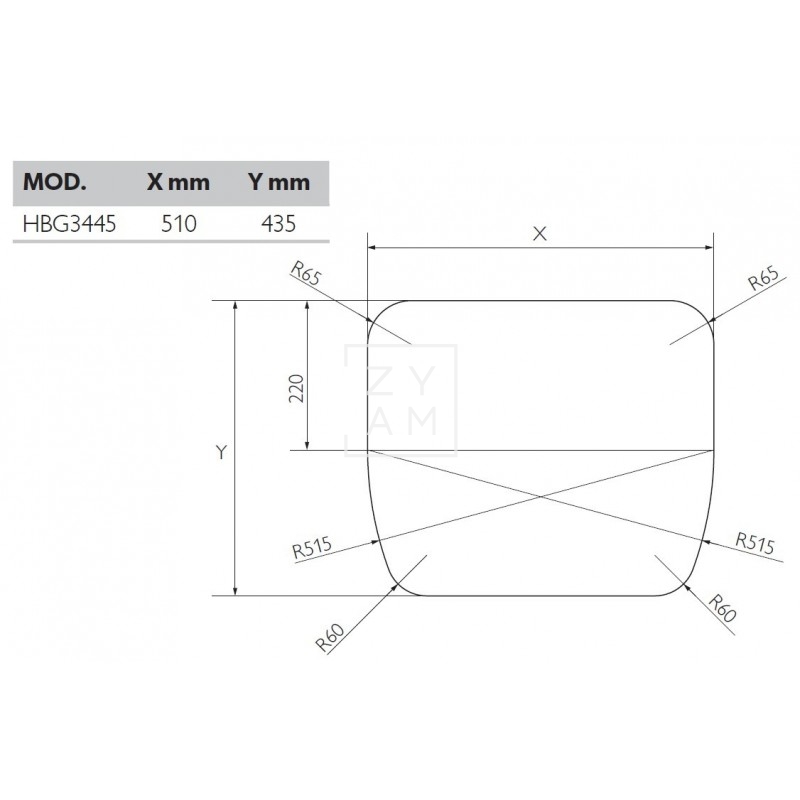 Cocina Dometic HBG3445 3 Fuegos con Tapa