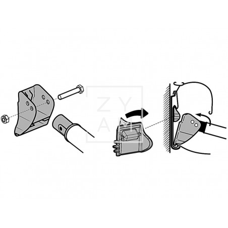 Soporte Rafter Trasero Thule 4200 - Bloque de Fijación