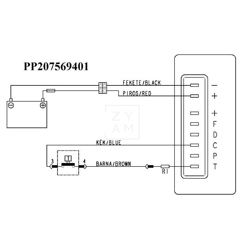 Termostato para Nevera Dometic Compresor - Repuesto Original