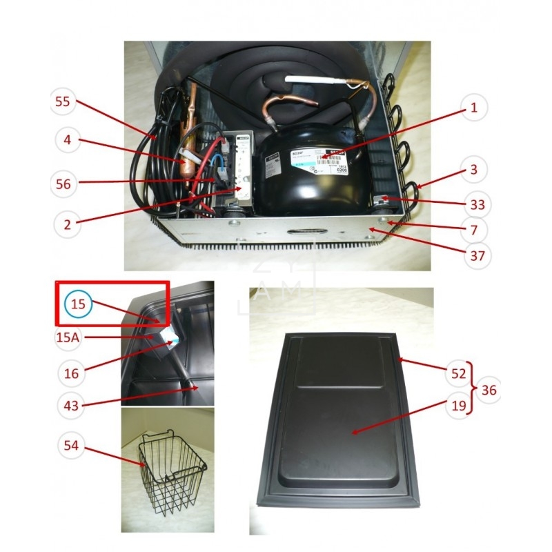 Termostato para Nevera Dometic Compresor - Repuesto Original