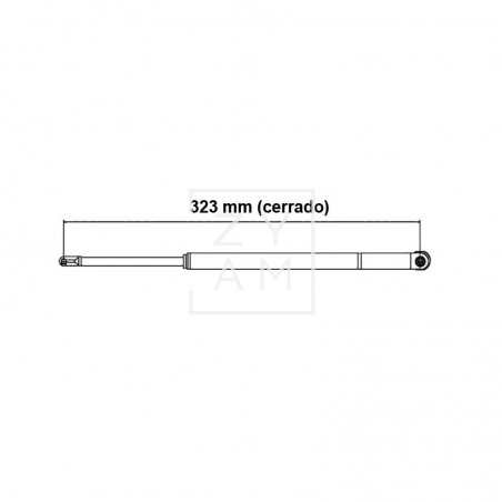 Compases para Ventana D-LUX Dometic 600 mm - Izquierda + Derecha