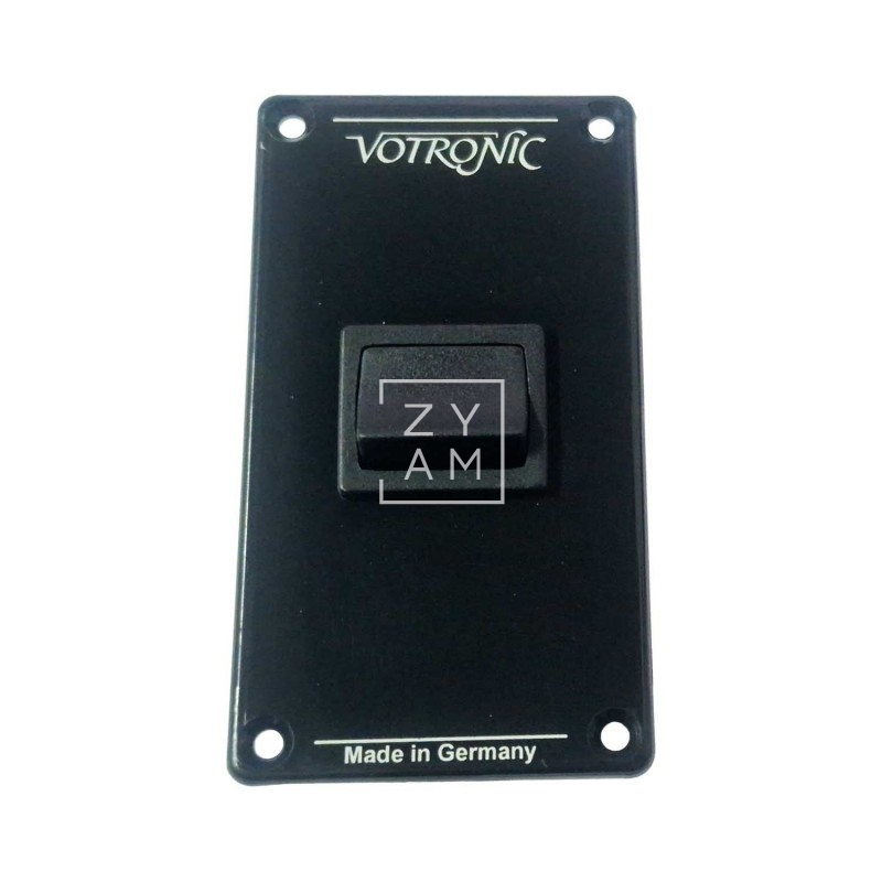 Interruptor 16A con Panel de Montaje - Negro