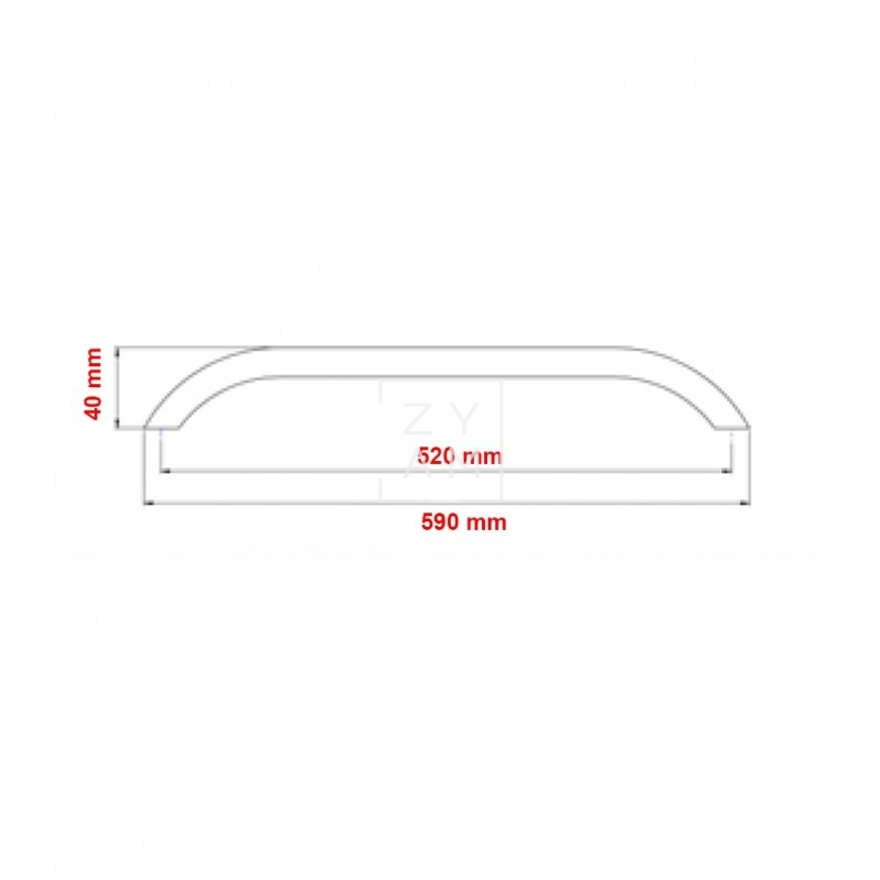 Asa de Entrada para Autocaravana – 590 mm