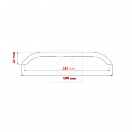 Asa de Entrada para Autocaravana – 590 mm